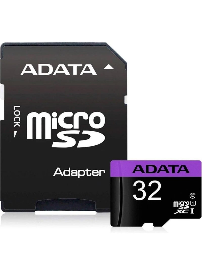 أداتا بطاقة ذاكرة ADATA Premier microSDHC UHS-I Class10 بسعة 32 جيجابايت مع محول - Image 4